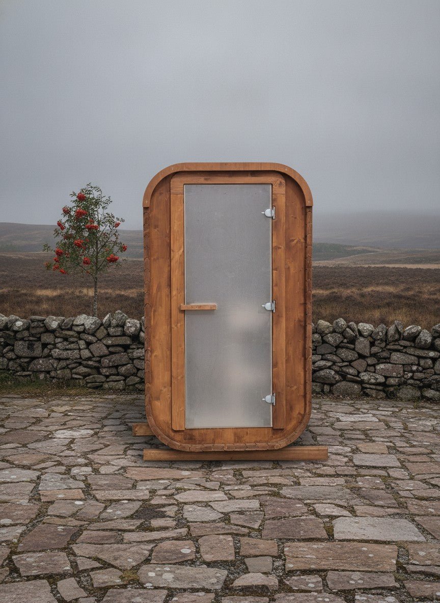 Steam & Oak Gas Sauna Pod 2.4m (Electric Option) - SGP Garden Ltd