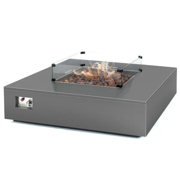 Stone Fire Pit Coffee Table 132 x 85cm - SGP Garden Ltd