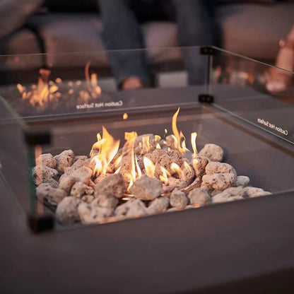Stone Fire Pit Coffee Table 132 x 85cm - SGP Garden Ltd