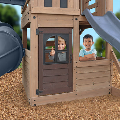 The Skyline Lookout Wooden Climbing Frame - SGP Garden Ltd