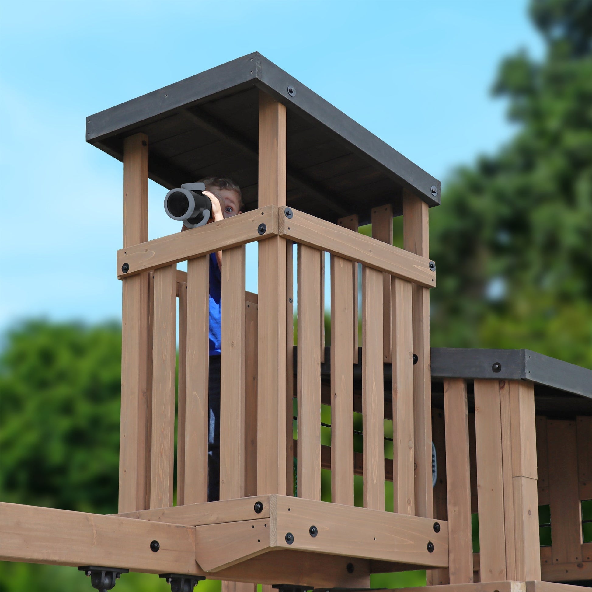 The Skyline Lookout Wooden Climbing Frame - SGP Garden Ltd