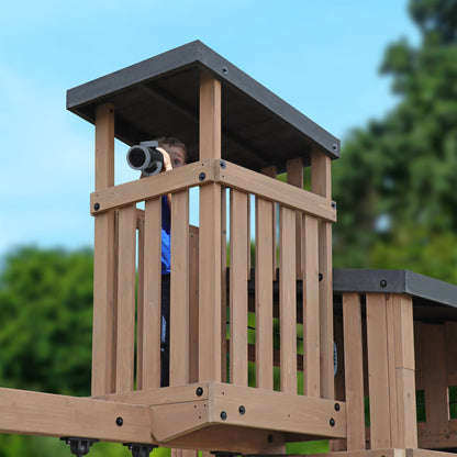 The Skyline Lookout Wooden Climbing Frame - SGP Garden Ltd
