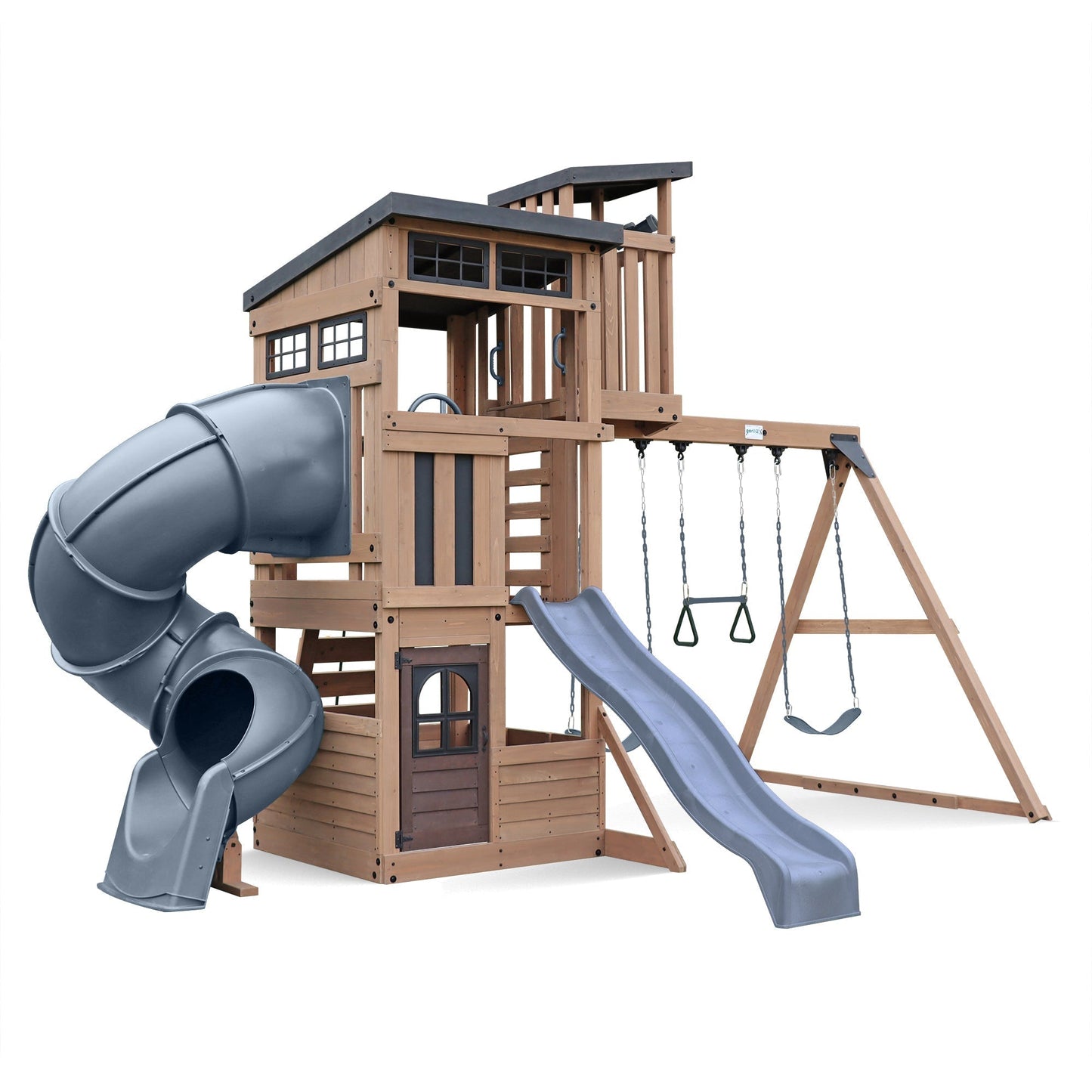 The Skyline Lookout Wooden Climbing Frame - SGP Garden Ltd