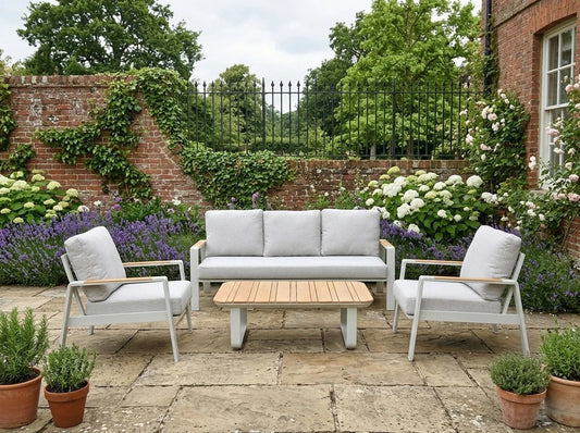 THORNBURY - Aluminium Slated Sofa Set - SGP Garden Ltd