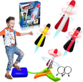 TODARRUN Foot Powered Rocket Launcher Toy for Kids - Outdoor Foam Rocket Set - SGP Garden Ltd