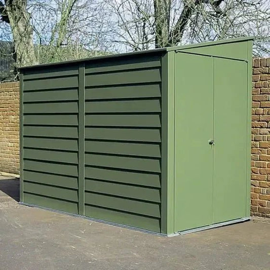Trimetals Titan 940 Pent Metal Shed – 9×4 ft - SGP Garden Ltd