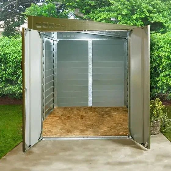 Trimetals Titan 940 Pent Metal Shed – 9×4 ft - SGP Garden Ltd