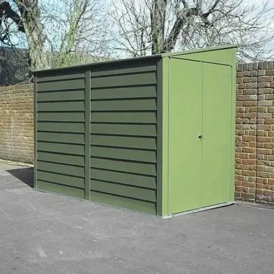 Trimetals Titan 950 Pent Metal Shed – 9×5 ft - SGP Garden Ltd