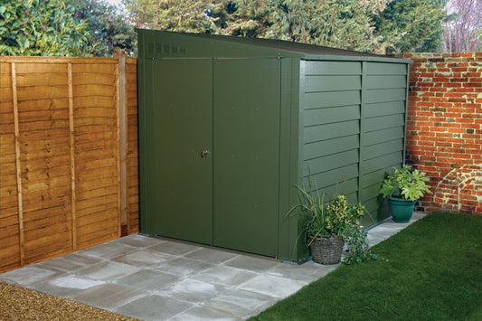 Trimetals Titan 960 Pent Metal Shed – 6×9 ft - SGP Garden Ltd