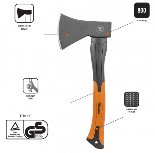Universal Fiberglass Axe 800g DIY Tool Accessory Home and Garden Use - SGP Garden Ltd