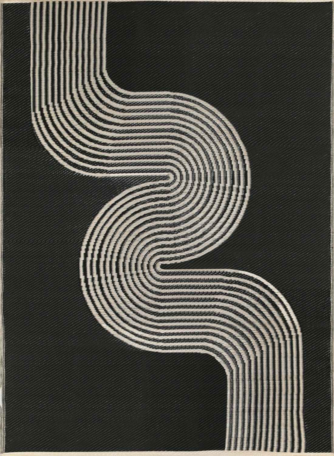 Urban Outdoor Rug Black & Beige | 1010 - SGP Garden Ltd