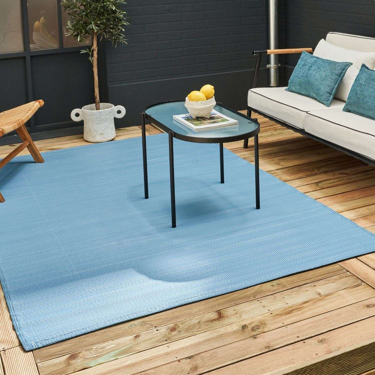 Urban Outdoor Rug Blue | 1000 - SGP Garden Ltd