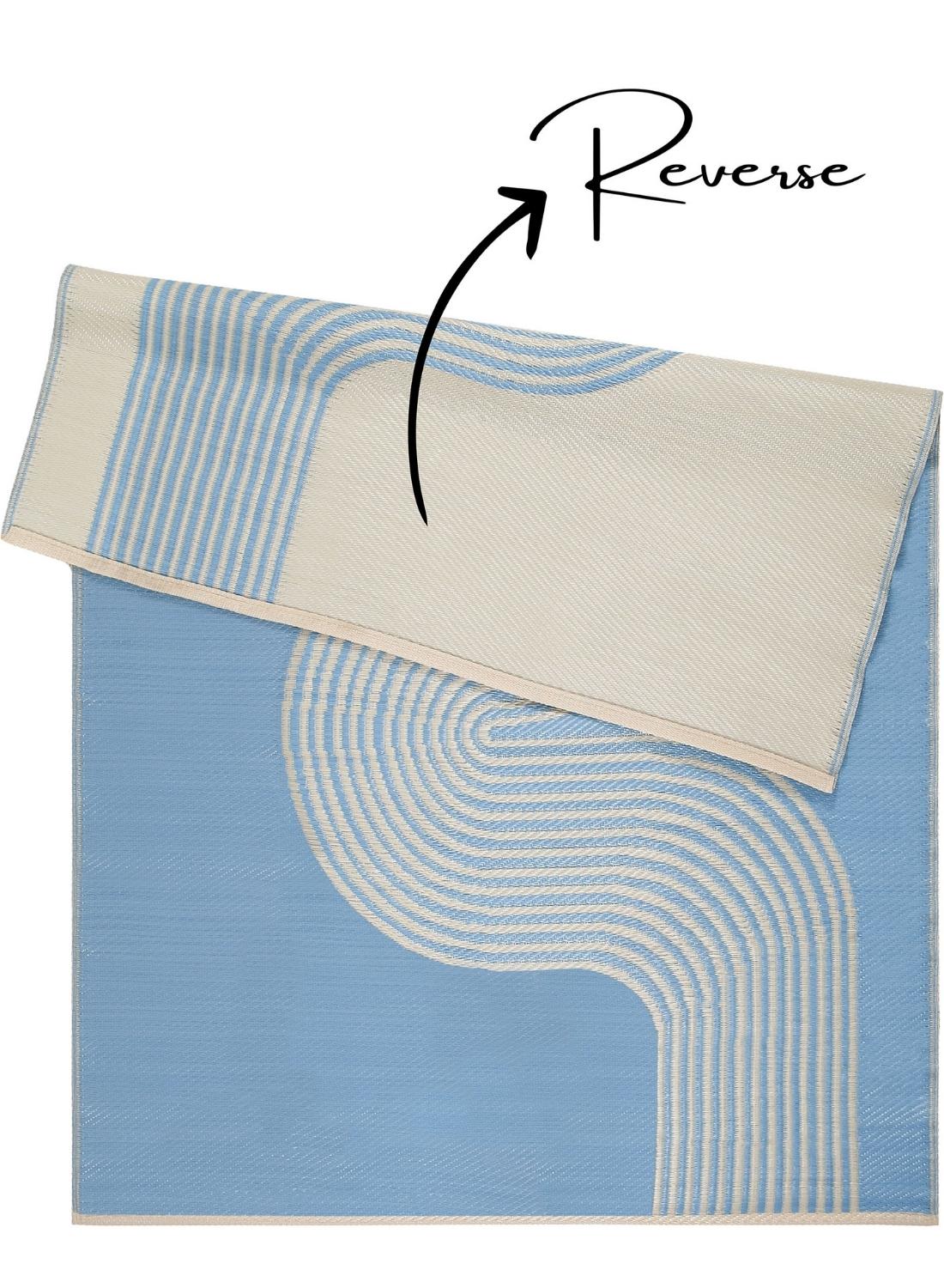 Urban Outdoor Rug Blue & Beige | 1010 - SGP Garden Ltd