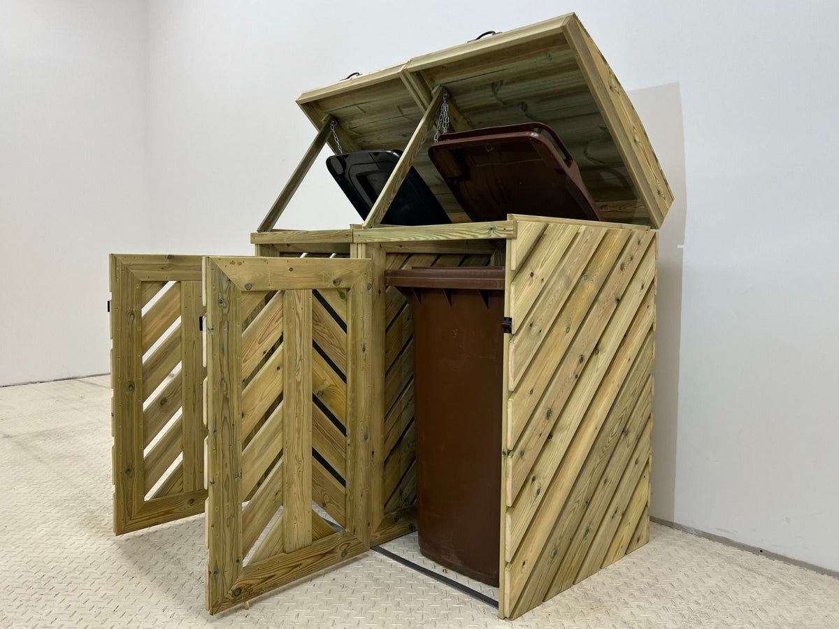VerdiBin Wheelie Bin Storage Unit - SGP Garden Ltd