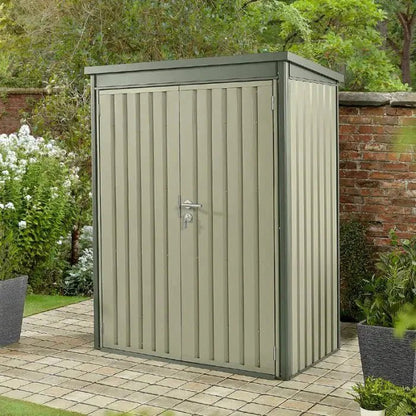 Weston storage shed W 1.45m x D 0.85m x H 1.85m Green - SGP Garden Ltd