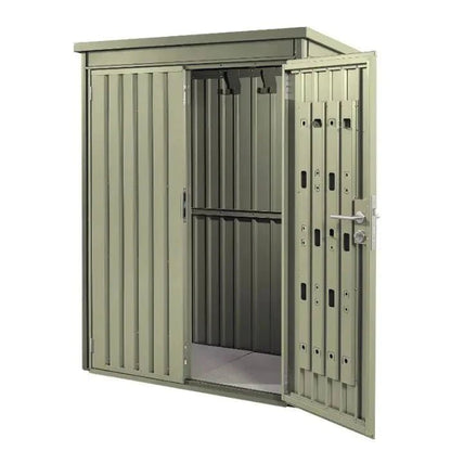 Weston storage shed W 1.45m x D 0.85m x H 1.85m Green - SGP Garden Ltd