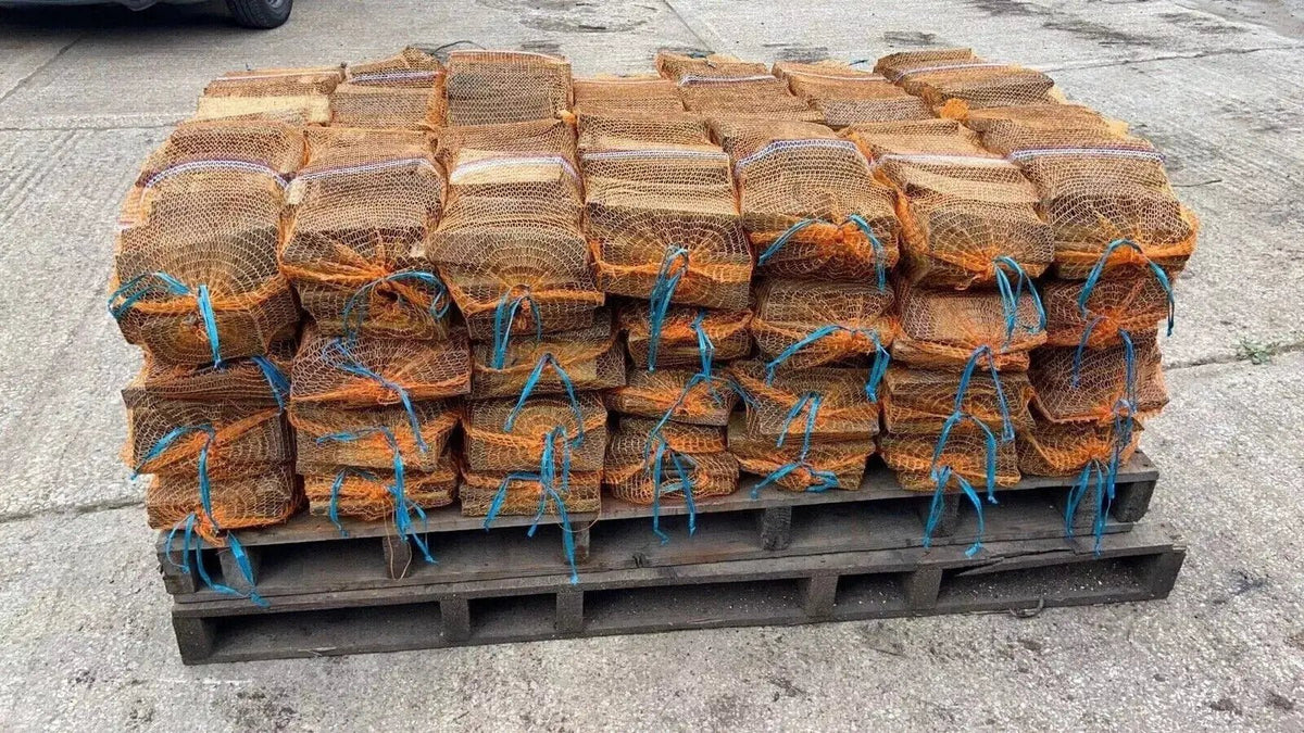 Whisky Barrel Aged White American Oak Fire Logs 25Kg - SGP Garden Ltd