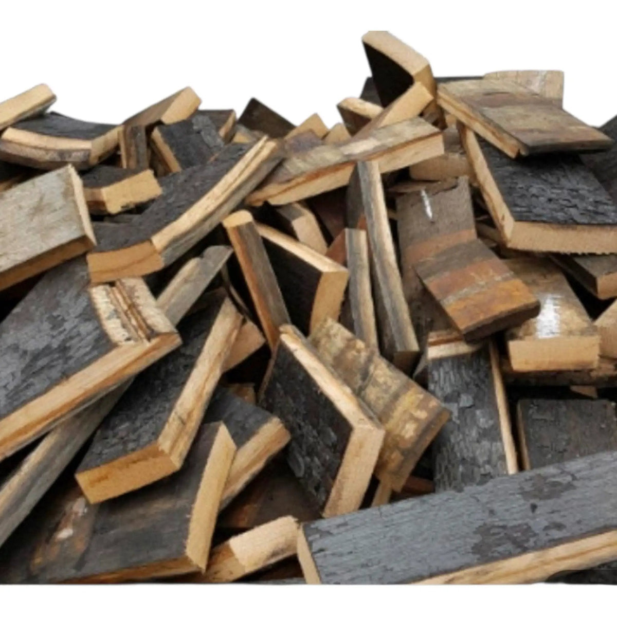 Whisky Barrel Aged White American Oak Fire Logs 25Kg - SGP Garden Ltd