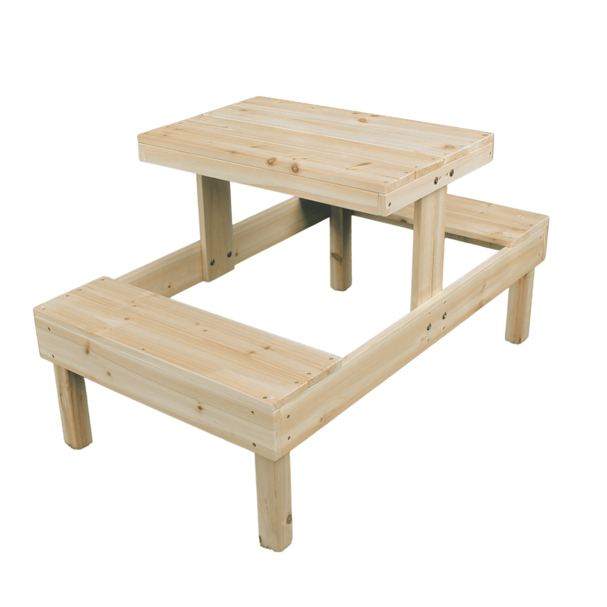 Wooden Children’s Picnic Table - Playhouse Table & Bench Accessory - SGP Garden Ltd