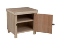 Wooden Eucalyptus hardwood top workbench with lockable cupboard (V.9) with double shelf - SGP Garden Ltd