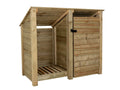 Wooden Garden Tool Storage (Roof Sloping Back) W-146cm, H-126cm or 180cm, D-88cm - SGP Garden Ltd
