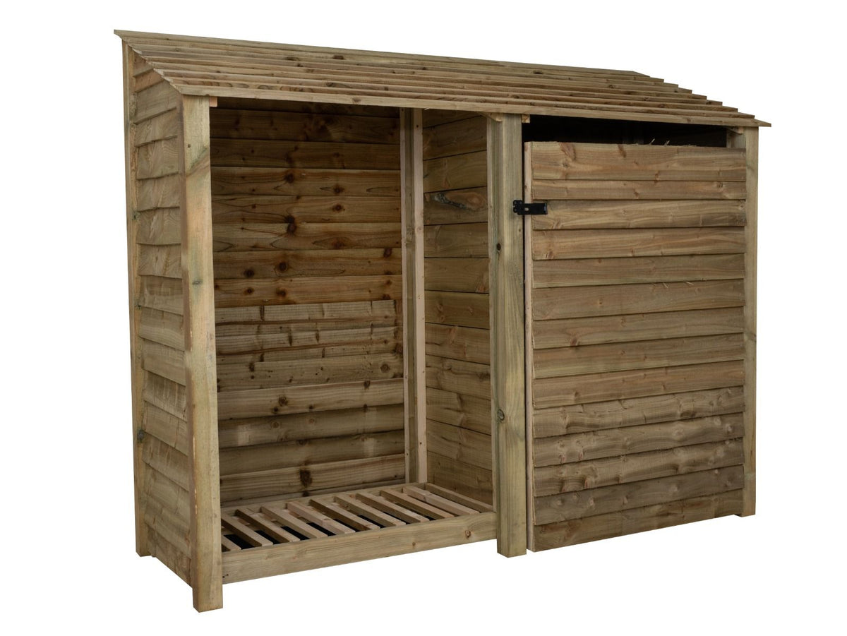 Wooden Garden Tool Storage W-227cm, H-126cm or 180cm, D-88cm - SGP Garden Ltd