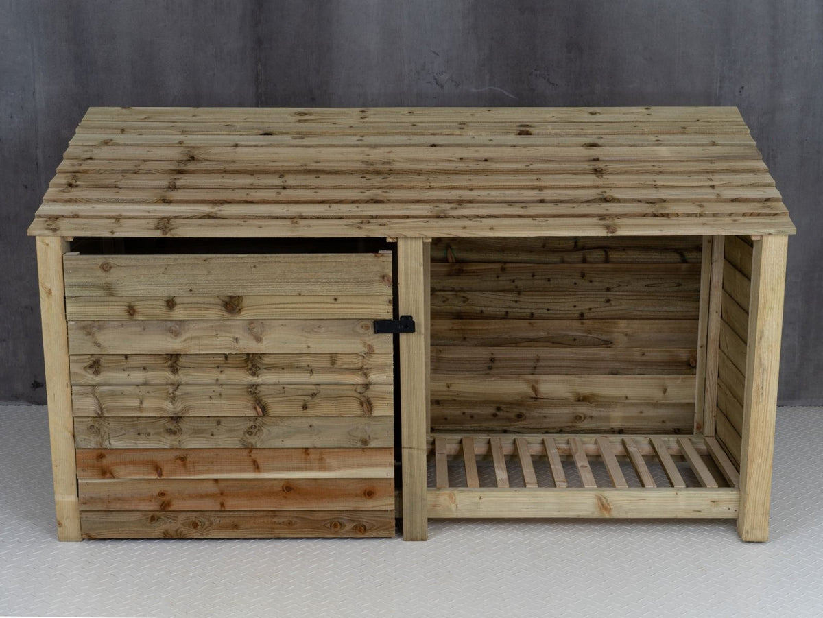 Wooden Garden Tool Storage W-227cm, H-126cm or 180cm, D-88cm - SGP Garden Ltd