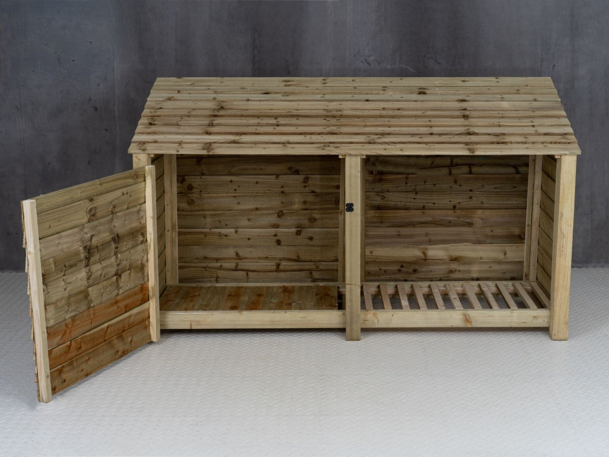 Wooden Garden Tool Storage W-227cm, H-126cm or 180cm, D-88cm - SGP Garden Ltd