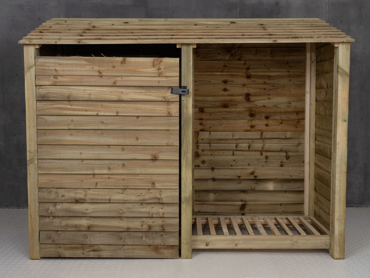 Wooden Garden Tool Storage W-227cm, H-126cm or 180cm, D-88cm - SGP Garden Ltd
