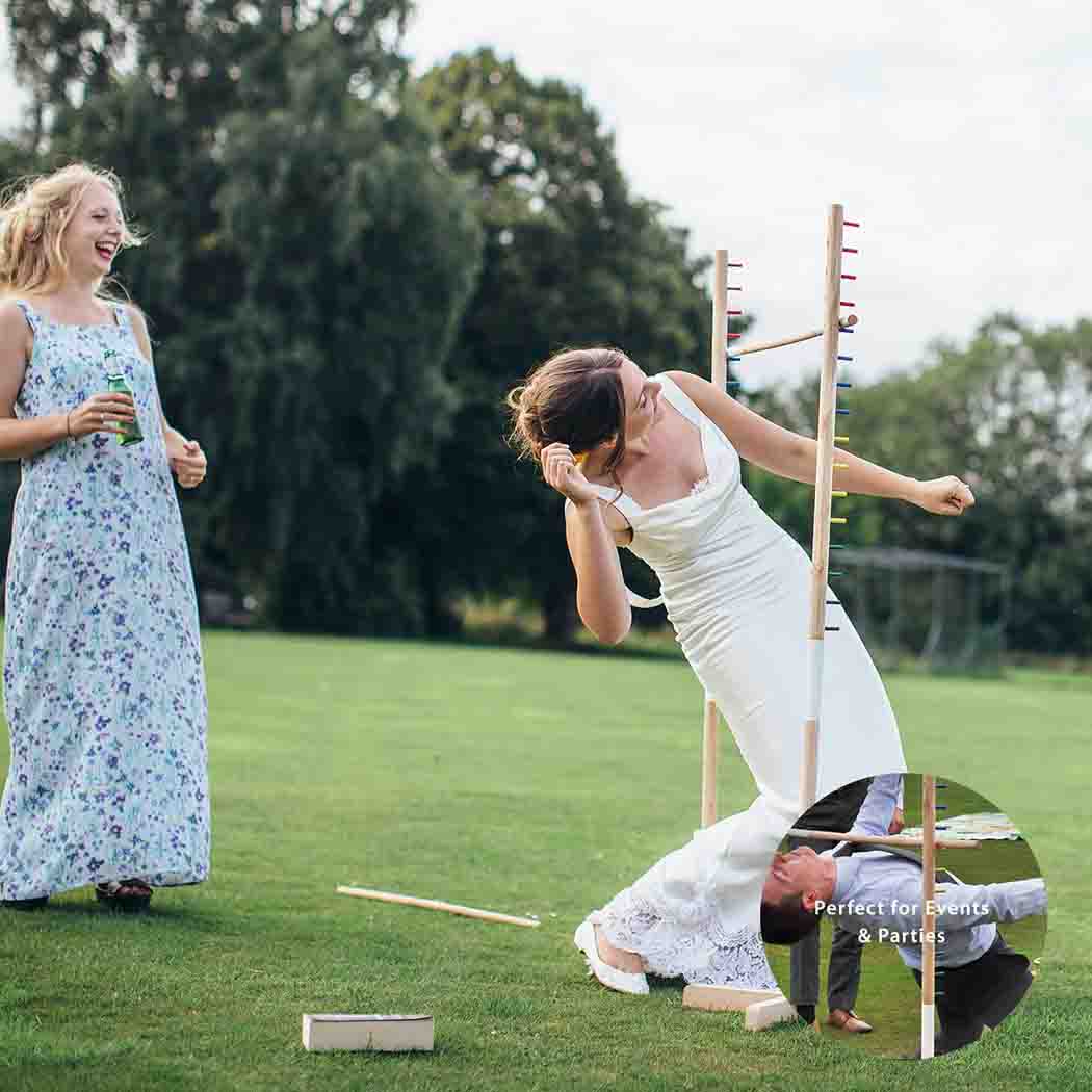 Wooden Limbo Game Set For Indoor & Outdoor Play - SGP Garden Ltd