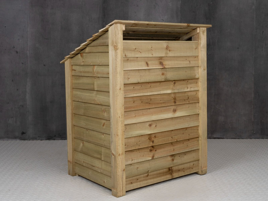 Wooden Log Store W-99cm, H-126cm Or 180cm, D-88cm - SGP Garden Ltd