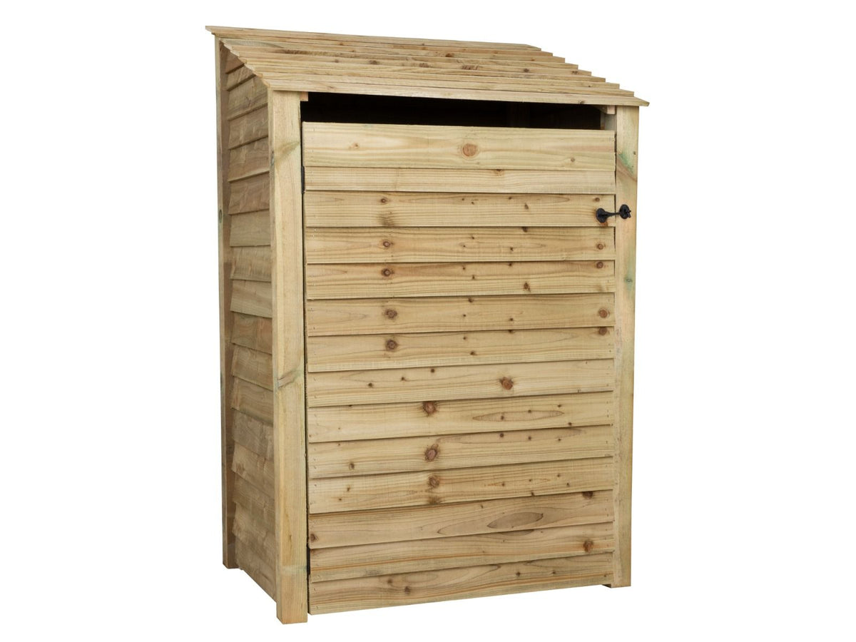 Wooden Log Store with Door W-119cm, H-126cm Or 180cm, D-88cm - SGP Garden Ltd