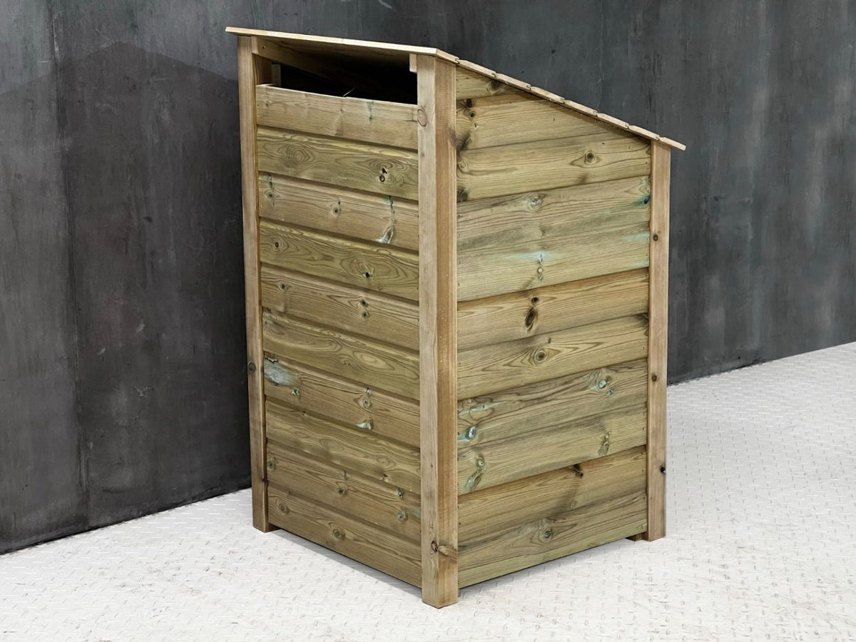 Wooden Premium Tongue/Groove Log Store (W-79cm, H-126cm or H-180cm, D-88cm) - SGP Garden Ltd