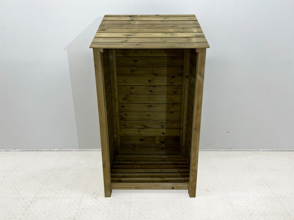 Wooden Premium Tongue/Groove Log Store (W-99cm, H-126cm or H-180cm, D-88cm) - SGP Garden Ltd