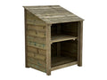 Wooden Premium Tongue/Groove Log Store with Shelf (W-99cm, H-126cm or H-180cm, D-88cm) - SGP Garden Ltd