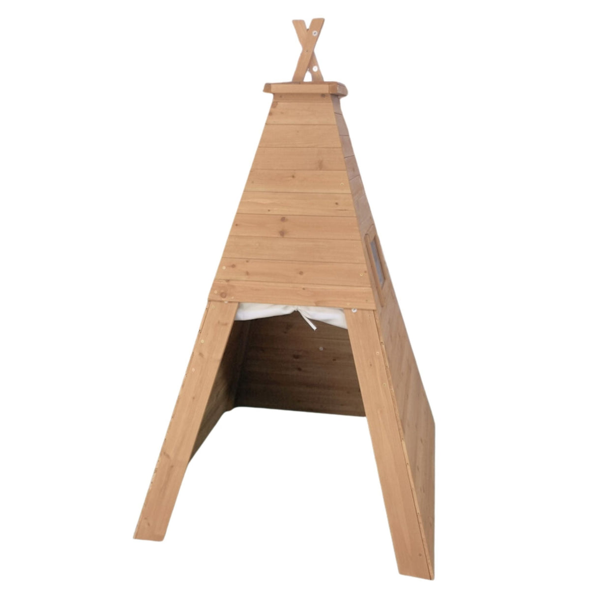 Wooden Teepee Playhouse Without Floor A Magical Hideaway - Indoor and Outdoor Play - SGP Garden Ltd