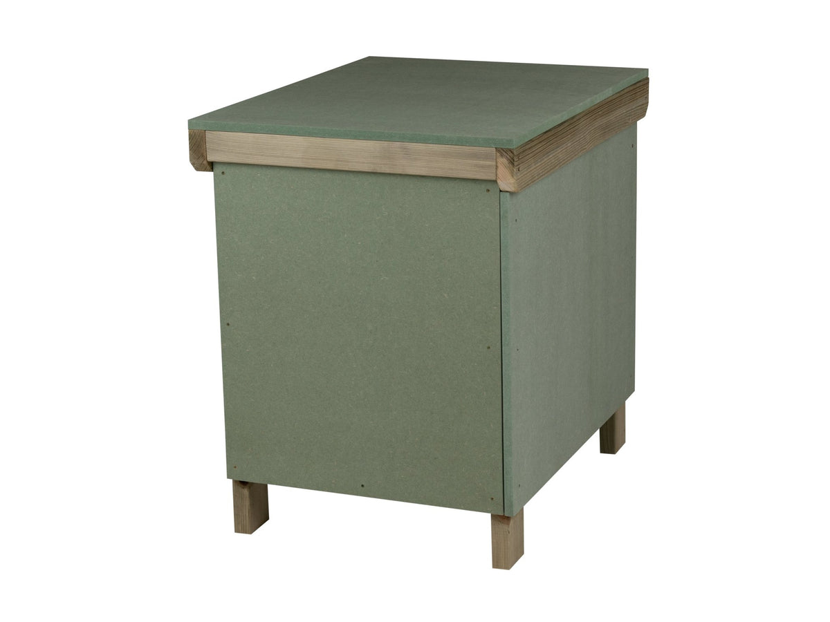 Wooden UniMDF Moisture Resistant Workbench With Lockable Cupboard (V.9) - SGP Garden Ltd