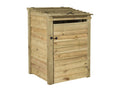Wooden Wheelie Bin Store, Natural Finish - SGP Garden Ltd