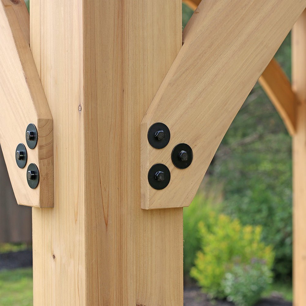 Yardistry Wooden Gazebo 10ft x 10ft (3m x 3m) - SGP Garden Ltd