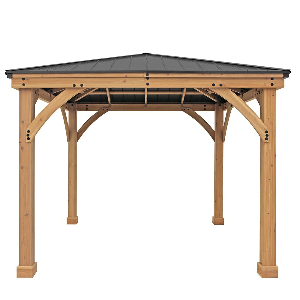 Yardistry Wooden Gazebo 10ft x 10ft (3m x 3m) - SGP Garden Ltd
