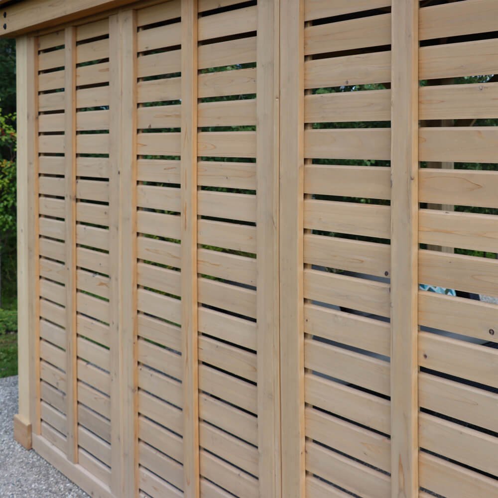 Yardistry Wooden Gazebo 12ft x 12ft (3.7m x 3.7m) with Double Wall - SGP Garden Ltd