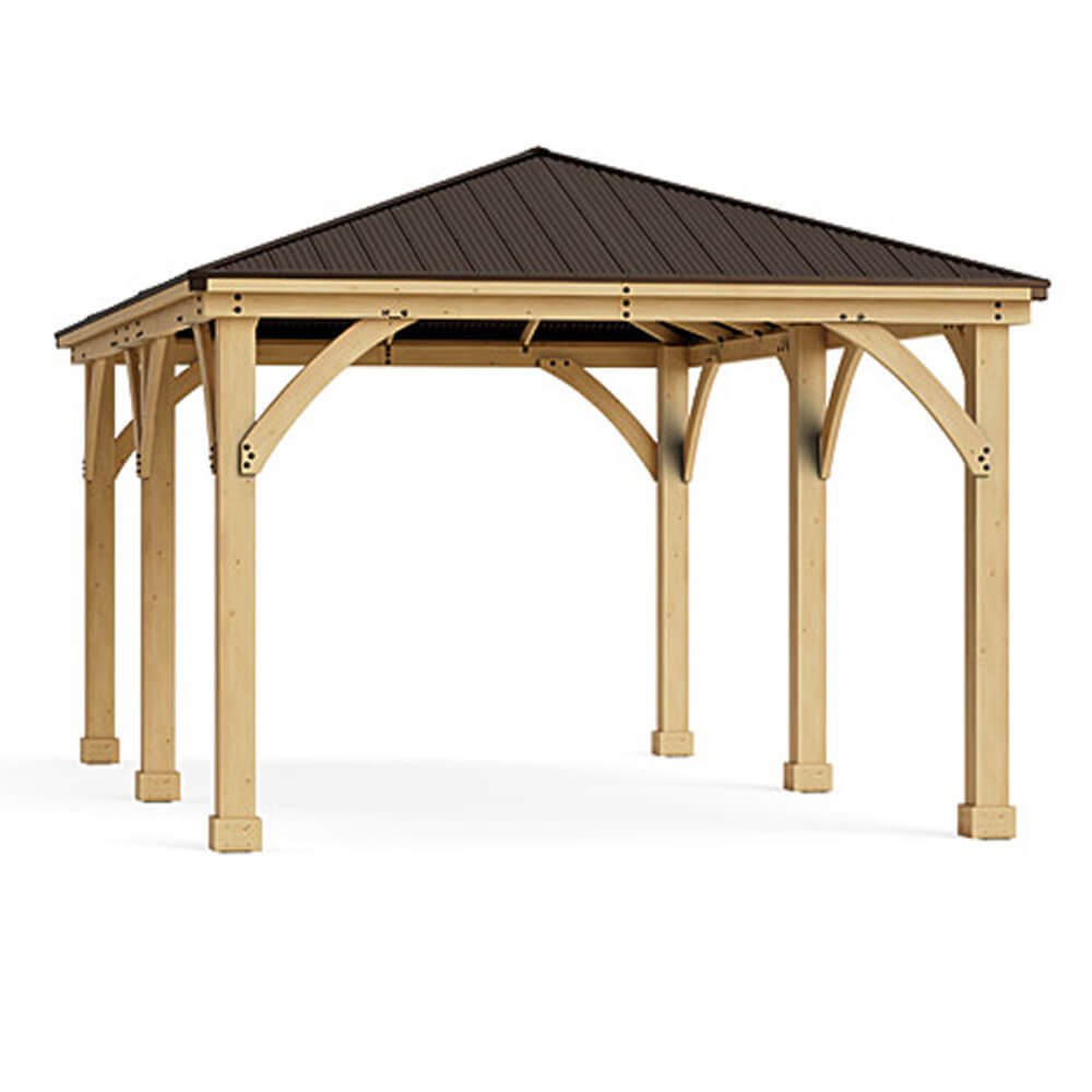 Yardistry Wooden Gazebo 12ft x 20ft (3.7 x 6.2m) - SGP Garden Ltd