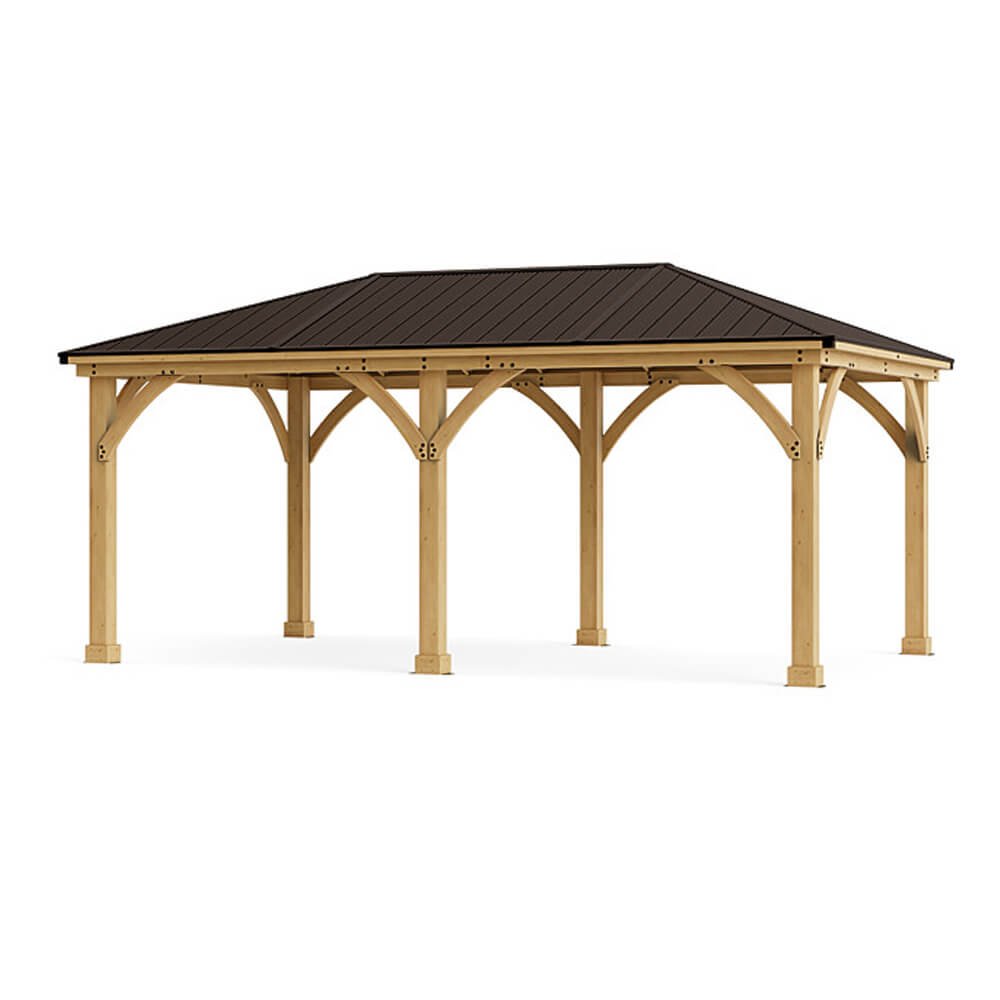 Yardistry Wooden Gazebo 12ft x 20ft (3.7 x 6.2m) - SGP Garden Ltd