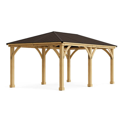 Yardistry Wooden Gazebo 12ft x 20ft (3.7 x 6.2m) - SGP Garden Ltd