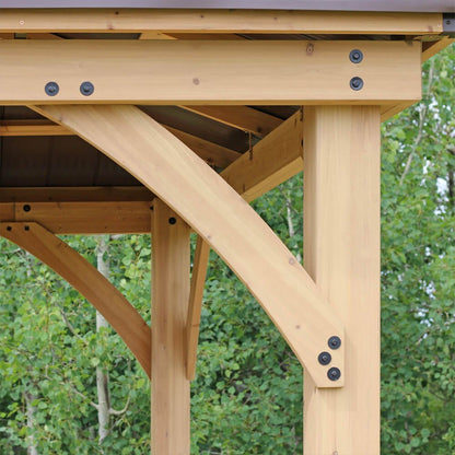 Yardistry Wooden Gazebo 12ft x 20ft (3.7 x 6.2m) - SGP Garden Ltd