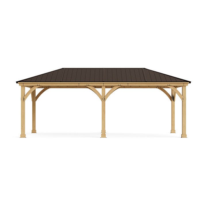 Yardistry Wooden Gazebo 12ft x 24ft (3.7m x 7.4m) - SGP Garden Ltd
