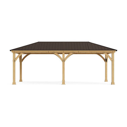 Yardistry Wooden Gazebo 12ft x 24ft (3.7m x 7.4m) - SGP Garden Ltd