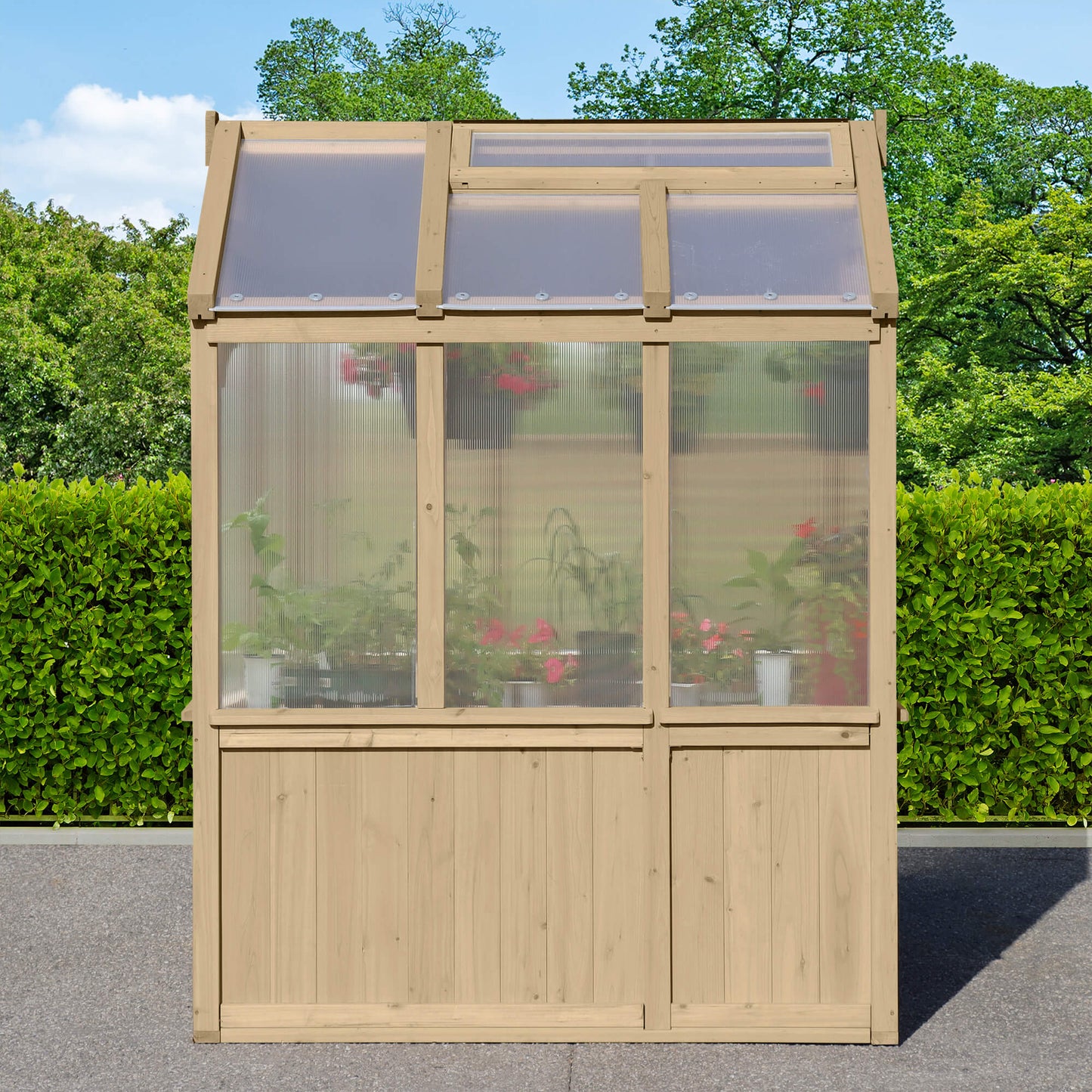 Yardistry Wooden Greenhouse 6.7ft x 6ft (2.3m x 2m) - SGP Garden Ltd