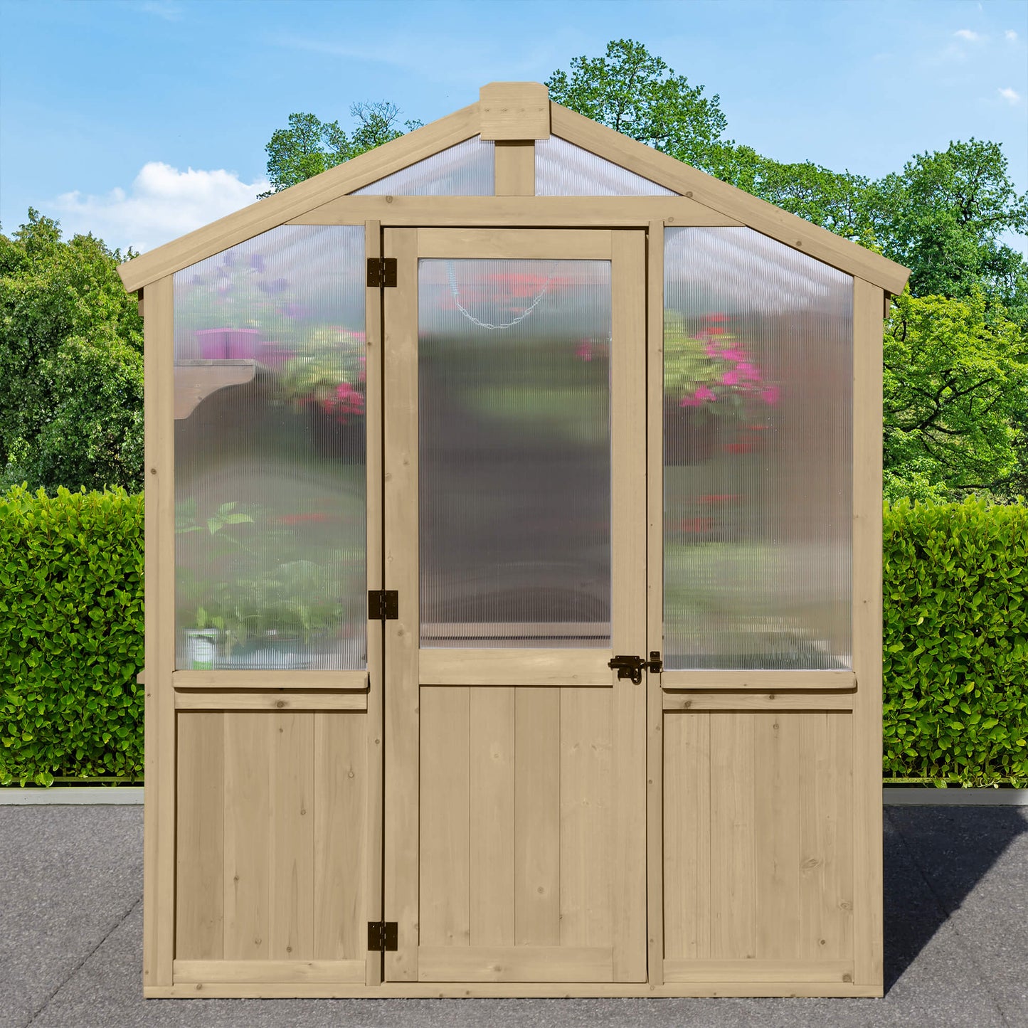 Yardistry Wooden Greenhouse 6.7ft x 6ft (2.3m x 2m) - SGP Garden Ltd