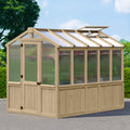 Yardistry Wooden Greenhouse 6.7ft x 9.7ft (2.04m x 2.9m) - SGP Garden Ltd